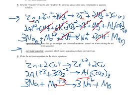 You only write the solid and the aqueous ions that form that solid. Ap 3 9b Net Ionic Equations Science Chemistry Chemical Equations Net Ionic Equations Showme