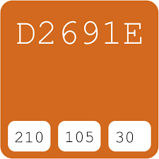 Chocolate Cinnamon D2691e Hex Color Code Rgb And Paints The word hexadecimal is formed from two words, hex and decimal. d2691e hex color code rgb and paints