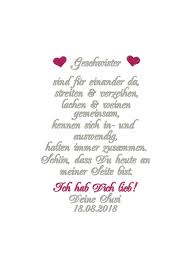 Besticktes Taschentuch Schwester Oder Bruder Taschentucher Hochzeit Diy Hochzeitsgeschenk Schwester Hochzeit