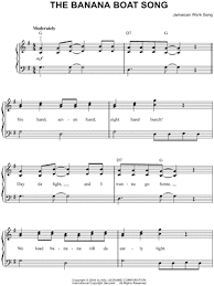 Adam tells barbara he needs to head into town. Day O The Banana Boat Song Sheet Music 7 Arrangements Available Instantly Musicnotes
