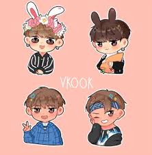 Kết quả hình ảnh cho hình ảnh bts chibi