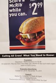 Dec 03, 2020 · the mcrib is now on sale at all us mcdonald's for a limited time and is priced at $4.20; Score A Mcrib While You Can Mcrib Locator