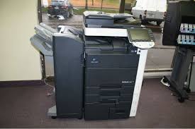 Resizing options are also available when making copies. Printer Scanner Konica Minolta Bizhub C452 Color Copier Sareg Com