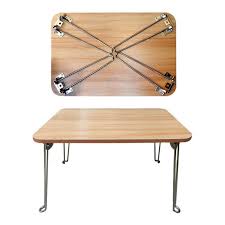 It is manufactured using high quality solid wood material and thus it is both durable. Portable Table Folding Coffee Table Home Garden Furniture Patterer Tables