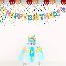 Okay, i thought, we can work with that. Shark Party Decorations Colorful Ocean Animals For Baby Shower Under The Sea Ocean Theme Party Supplies Vodolo Shark Baby Happy Birthday Party Banner Banners Toys Games Gellyplast Com