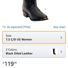 Size 10 Women S Durango Black Oiled Leather Boots