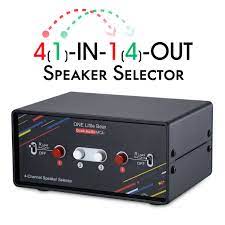 Maybe you would like to learn more about one of these? Douk Audio 4 Channel Speaker Selector Switch Box Stereo Hub Verteiler Splitter Ebay