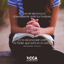 Evangelio según San Mateo 10,26-33. No... - Católicos con Acción ...