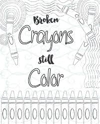 There are tons of great resources for free printable color pages online. The Day The Crayons Quit Coloring Library