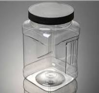 Durable and Versatile square plastic jars with lids for ...