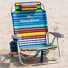 Tommy Bahama Backpack Folding Beach Chair In Blue Green Stripes Costco Uk Backpack Beach Chair Folding Beach Chair Beach Chairs
