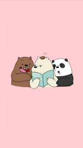 Pin oleh waniyeo di kartun ilustrasi buku gambar hewan lucu. Wallpaper Feeds Lockscreen êª¶ à­­ We Bare Bears Wallpaper Boneka Hewan Kartun Binatang