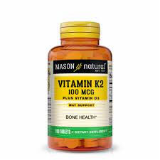 Vitamin k2 is a group of compounds largely obtained from meats, cheeses, and eggs, and synthesized by bacteria. Mason Natural Vitamin K2 Plus Vitamin D3 Dietary Supplement 100 Ct Kroger