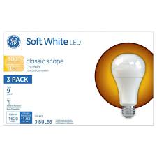 General Electric Led100w Aline 3pk Soft White General Electric Ge Led Electricity