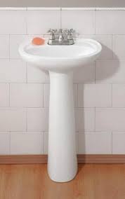 fiore & mini fiore pedestal sink