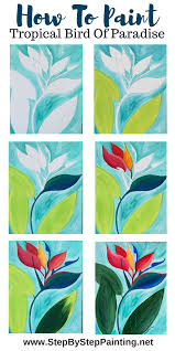 Painting Oil Painting Bird Of Paradise Flower Pin On Myhobbiestory