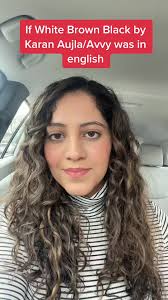 If White Brown Black by Karan Aujla/Avvy was in english 😁 #punjabi  #karanaujla #whitebrownblack