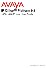 Now you are coming into a new . Avaya Ip Office 1408 User Manual Pdf Download Manualslib