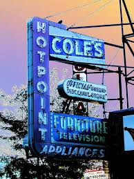 Coles Appliance Sign False Color Retail Signs Wall Signs Old Signs