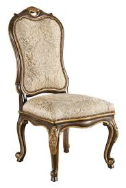 Wood Finish Aria Wood Finish Trim Aged Goldnailhead Frame Trim Small Antique Heritage Fabric Tallahassee Crest 6c0 Dining Chairs Furniture Luxury Furniture