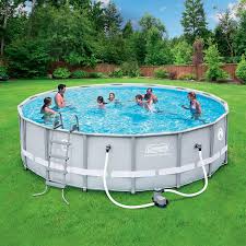 16 X 48 Steel Frame Above Ground Easy Setup Outdoor Swimming Pool Set W Ladder Filter Plastic Swimming Pool Coleman Pool Swimming Pools