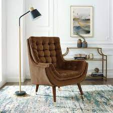 so comfortable tufted brown velvet lounge chair velvet lounge chair tufted accent chair living room lounge