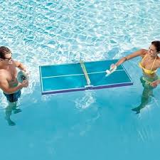 The Floating Ping Pong Set 32 Outrageously Fun Things You Ll Want In Your Backyard This Summer Pool Pool Floats Pool Accessories