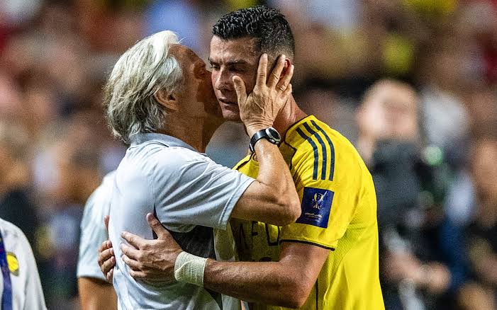 Jorge Jesus treinou Cristiano Ronaldo na última temporada pelo Al-Nassr