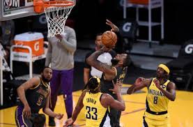 Malcolm brogdon led the scoring with 29 points, domantas sabonis led in assists with 8 assists, and domantas sabonis led by grabbing 14 rebounds. Los Angeles Lakers Beat Indiana Pacers In First Game Post All Star Break