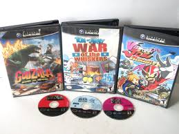 Nintendo GameCube Fighting Games Lot Godzilla Monsters Melee Viewtiful Tom  Jerry