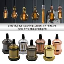 C $380.81 to c $1,311.93. Indoor Veronica Suspension Pendant Retro Style Metal Hanging Light Gold Copper