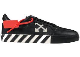 Off White Vulc Low Black Leather Fw19