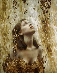Halfway Oil Silver And Gold Leaf On Linen Brad Kunkle Brad Kunkle Gold Leaf Painting Painted Leaves