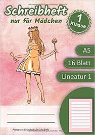 Lineatur klasse 1 mit haus zum ausdrucken kostenlos : Amazon Com Schreibheft 1 Klasse Lineatur 1 Prinzessin Grundschule Schulheft Nur Fur Madchen Kinder Schreiblernheft Druckschrift Schreibschrift Uben Schreiben In Pink Rosa Grun Layout German Edition 9781675999660 Prinzessin Madchen