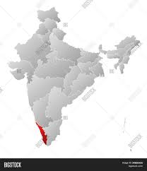 Note, map buttons to change the scale, that allows you to see the objects you. Map India Kerala Image Photo Free Trial Bigstock