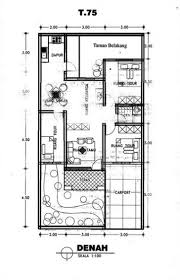 Denah ini merupakan denah rumah bertingkat secara keseluruhannya sehingga. 97 Gambar Denah Rumah Ukuran 5x5 Terpopuler Denah