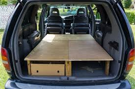 Chrysler Grand Voyager Dodge Grand Caravan Minivan Camper Conversion Mini Van Minivan Camper Conversion Grand Caravan