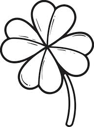 Four leaf clover coloring pages: Three Leaf Clover Coloring Pages Four Leaf Clover Tattoo Clover Leaf Coloring Pages