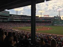 fenway park section grandstand 11 home of boston red sox