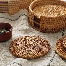 Woven wicker rattan wall decor, round seagras. Set Of 6 Round Woven Rattan Placemats For Tablewware Dinnerware From Vietnam Buy Placemat Home Decor Dinnerware Sets Product On Alibaba Com