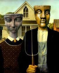 190 American Gothic Parodies ideas