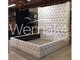 Next day delivery & free returns available. Dewsbury 6ft High Headboard Bed Frame Wemakebeds