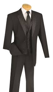 Black 3 Piece Suit Wedding Black Suit Men S Suits Classic Fit With Vest 3 Piece With Vest Black Suit Wedding Black Suit Men Suits
