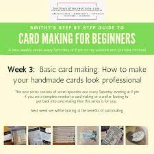 Easy lattice/braided card tutorial from mindless crafting. Week 3 A Free Step By Step Guide To Card Making For Beginners How To Make Your Handmade Cards Look Professional Smiths Crafty Creations