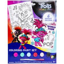 Today we are coloring some of the characters from the upcoming dreamworks movie trolls world tour. Trolls World Tour Coloring Paint Set Five Below Let Go Have Fun