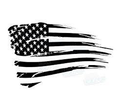 Vector Grunge American Flag Black And White Grunge Flag Car Decal Window Decal Usa Decal 2nd American Flag Wallpaper American Flag Tattoo American Flag Decal