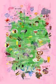 Rinah Lang 2 Agenten Germany Map Illustrated Map German Map