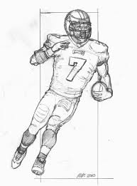 Learn how to draw football players step by step like a professional! How To Draw Football Players Football Player Drawings Football Player Drawing Sports Drawings Football Drawing