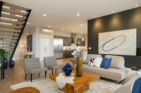 Black feature wall living room. Decorating Your Home With Black Seattle Staged To Sell Blog