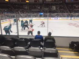 Sap Center Section 116 Row 7 Seat 18 San Jose Sharks Vs